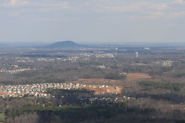 Photo of the view towards Gastonia