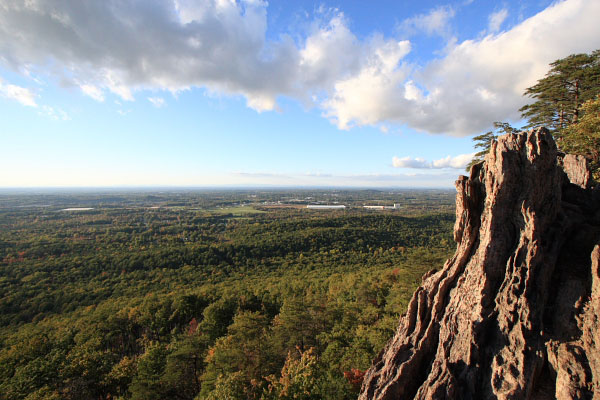 Photo of the Northwestern view from the summit area