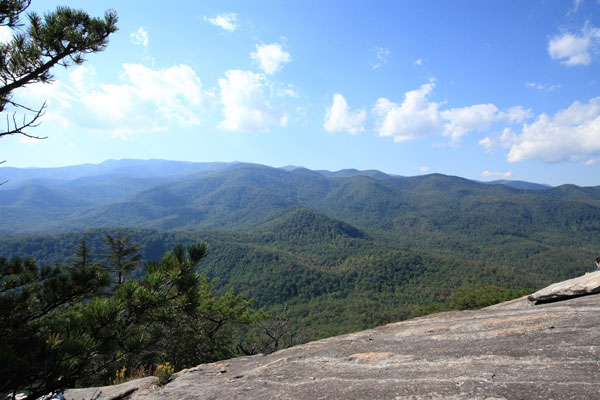 Photo of the view from end of the trail
