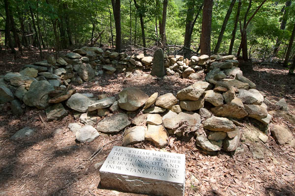 Photo of the grave of William M Gregor