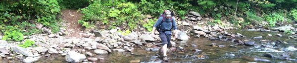 Photo of one of the Ramsey's Draft crossing