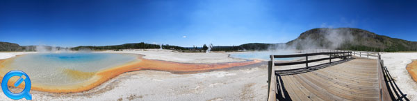 biscuit basin from boardwalk QTVR