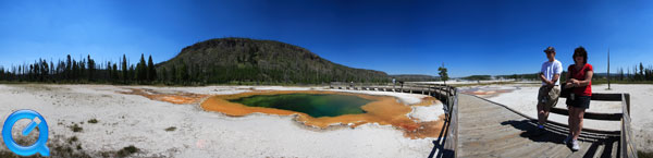 emerald pool from boardwalk QTVR