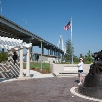 Photo of the park's war memorial