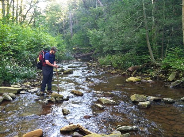 Photo of a typical Ramsey's Draft crossing 