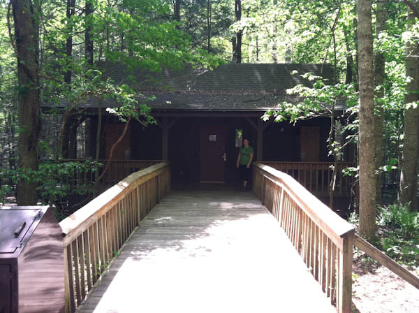 Photo of the restrooms